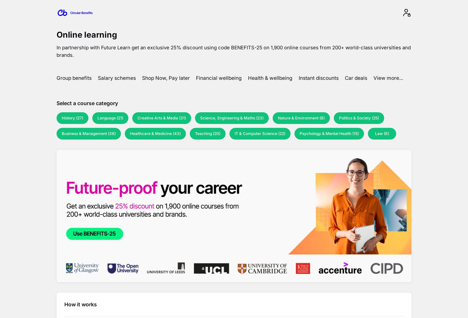 Online learning courses